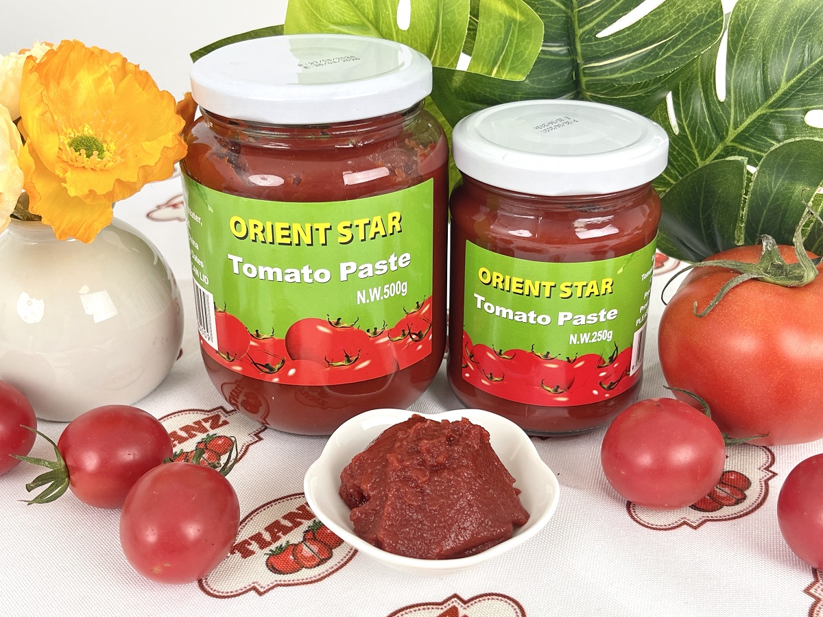 Jar Glass Tomato Paste 250g/500g Support OEM&ODM Customized private label